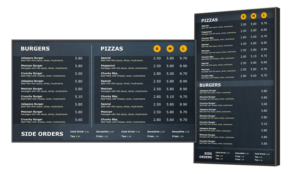 menu boards image